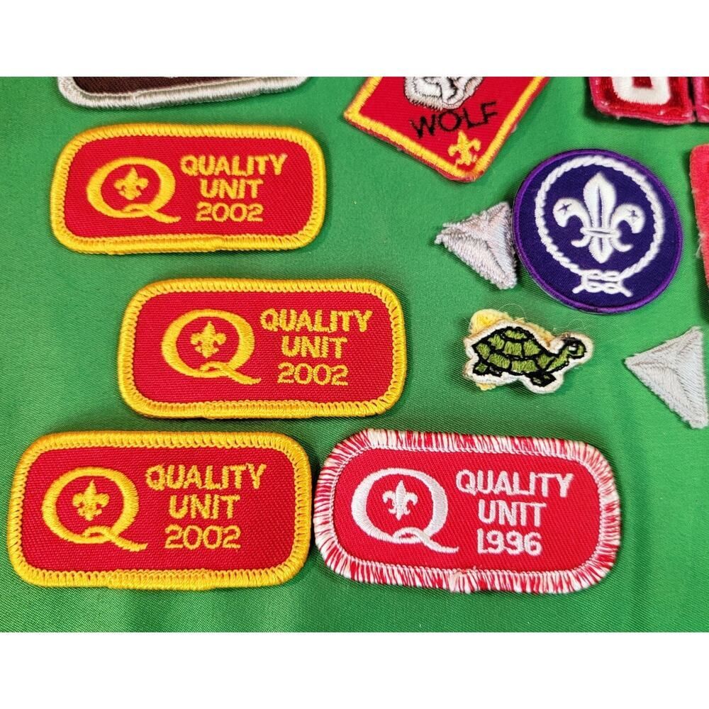 Vtg Lot Boy Scout Patches Webelos Wolf BSA 1994-2002 Quality Unit Embroidered - Picture 2 of 10